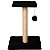 Arranhador para Gatos Lorben Pet Quadrado Poste Sisal com Brinquedo Pompom Pelúcia Guizo - Imagem 5