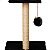 Arranhador para Gatos Lorben Pet Quadrado Poste Sisal com Brinquedo Pompom Pelúcia Guizo - Imagem 3