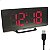 Relógio Digital Led Lorben Alarme Curvado Espelhado Mesa Criado Mudo Cabeçeira - Imagem 3