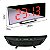 Relógio Digital Led Lorben Alarme Curvado Espelhado Mesa Criado Mudo Cabeçeira - Imagem 6