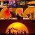 Luminária Por do Sol Sunset Luz Led Noturna Lorben 16 Cores USB Controle Remoto e Bluetooth - Imagem 9