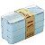 Marmita Fitness Lunch Box 900ml 3 Divisórias Pote Mantimento Bento 3 em 1 Lorben - Imagem 3