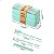 Marmita Fitness Lunch Box 900ml 3 Divisórias Pote Mantimento Bento 3 em 1 Lorben - Imagem 6