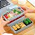 Marmita Fitness Lunch Box 900ml 3 Divisórias Pote Mantimento Bento 3 em 1 Lorben - Imagem 10
