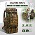 Mochila Tática Lorben Camuflada Militar Trilha Camping Trekking Aventura 80 Litros - Imagem 8