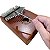 Kalimba Piano de Dedo 17 Chaves Lorben Instrumento Percussão Metal Madeira Mogno - Imagem 7