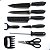Conjunto de Facas para Churrasco Lorben Inox Antiaderente 8 Peças - Imagem 2
