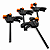 Kit de 4 Grampos Sargento Aperto Rápido Lorben Universal Marceneiro Colagem - Imagem 2