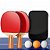 Kit Ping Pong 2 Raquete Tênis de Mesa 3 Bolinha com Estojo Lorben - Imagem 1