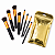 Kit Completo 10 Pincéis Kabuki Profissionais para Maquiagem Lorben com Estojo - Imagem 3