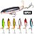 Isca Artificial Lorben Superfície Whopper Plopper Hélice 10cm 6 Peças - Imagem 1