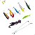 Kit Pesca Iscas Artificiais + Alicate + Estojo 101 Peças - Imagem 13