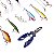 Kit Pesca Iscas Artificiais + Alicate + Estojo 101 Peças - Imagem 3