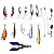 Kit Pesca Iscas Artificiais + Alicate + Estojo 101 Peças - Imagem 4