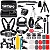 Kit Completo 120 Pç Acessórios Para Gopro 9/10/11/12/max360 - Imagem 1
