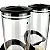 Dispenser De Cereais Duplo Acrilico 3 Litros Cromado E Preto - Imagem 3