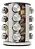 Rack Giratório Aço Inox Giratório 16 Potes Para Especiarias - Imagem 2