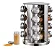 Rack Giratório Aço Inox Giratório 16 Potes Para Especiarias - Imagem 1