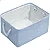 Caixa Cesto Organizador Tecido Lona Resistente 41x32x20cm - Imagem 6