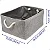 Caixa Cesto Organizador Tecido Lona Resistente 41x32x20cm - Imagem 10