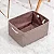 Caixa Cesto Organizador Tecido Lona Resistente 41x32x20cm - Imagem 2