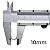 Kit 10 Ímãs de Neodímio Redondos N35 10x2mm Super Forte - Imagem 4
