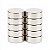 Kit com 10 Ímãs de Neodímio Disco N35 15x5mm Super Forte - Imagem 8