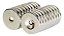 Kit com 5 Peças Ímã de Neodímio 20x3mm N35 Disco com Furo - Imagem 1