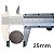 Kit com 8 Peças Ímã de Neodímio 25x3mm Super Forte - Imagem 3