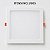 Plafon Painel de LED quadrado de Embutir 30x30cm - 25W 6500k - Marca Lorben - Imagem 6