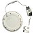 Plafon Painel de LED Redondo de Embutir 15cm de diâmetro Bivolt (110/220V)- 9W - 3000k - Imagem 3