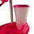 Bebedouro com Lambe Bilha e Comedouro Automático Lorben para Cães e Gatos Rosa - Imagem 3