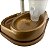 Bebedouro com Lambe Bilha e Comedouro Automático Lorben para Cães e Gatos Marrom - Imagem 4