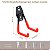 Kit 4 Suportes de Parede Gancho de Aço Reforçado – Para Bicicleta, Ferramentas e Escadas – Com Parafusos Inclusos - Imagem 3