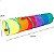 Túnel Brinquedo para Gato Dobrável Colorido com Bolinha – 120cm x 25cm - Imagem 8