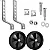 Rodas Laterais Estabilizador Bicicleta Infantil Aro 12 A 20 - Imagem 1