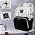 Bolsa Mochila Maternidade Preta Para Bebê Espaçosa Alças Reforçadas Viagens - Imagem 8