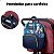 Mochila Maternidade Multifuncional Estampada Floral Grande Capacidade Bolsa Mamãe Bebê - Imagem 10