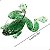 Kit 4x Isca Artificial Sapo Soft Anti Enrosco Traíra Tucunaré 5,5cm - Imagem 3