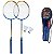 Kit Badminton Lorben 2 Raquetes e Petecas lazer Completo - Imagem 9