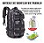 Mochila Multiuso Escolar Tática Cargueira 30 Litros Camping Pesca Militar Cinza - Imagem 3