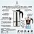 Cafeteira Italiana Inox 450ml Fogão Indução Espresso 9 Xícaras - Imagem 5