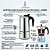 Cafeteira Italiana Inox 600ml Fogão Indução Expresso 12 Xícaras - Imagem 2