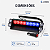SINALIZADOR GIROFLEX LED ESTROBO VERMELHO E AZUL 12V PARA PARA-BRISA - Imagem 2