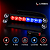 SINALIZADOR GIROFLEX LED ESTROBO VERMELHO E AZUL 12V PARA PARA-BRISA - Imagem 4