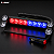 SINALIZADOR GIROFLEX LED ESTROBO VERMELHO E AZUL 12V PARA PARA-BRISA - Imagem 9