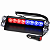 SINALIZADOR GIROFLEX LED ESTROBO VERMELHO E AZUL 12V PARA PARA-BRISA - Imagem 1