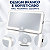 Espelho para Quebra-Sol Carro LED Touch 3 Cores USB-C portatil Branco - Imagem 5