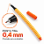 Kit 12 Canetas Coloridas Ponta Fina 0,4mm Fine Line para Desenho e Escrita - Imagem 3
