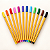 Kit 12 Canetas Coloridas Ponta Fina 0,4mm Fine Line para Desenho e Escrita - Imagem 8